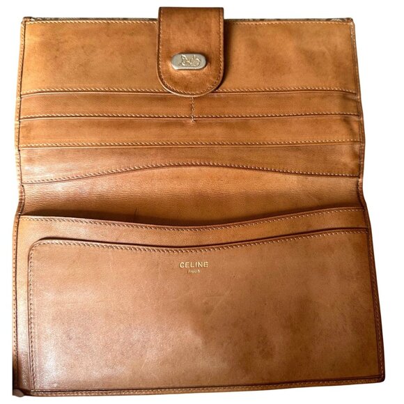 CELINE Horse Carriage C Macadam PVC Long Bifold Wallet Purse - Picture 2 of 16